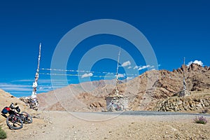 Sermangchan La Pass Tsermangchan La Pass 3897m view from Between Yangtang and Hemis Shukpachan in Sham Valley, Ladakh, India.