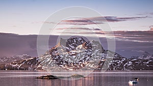 Sermitsiaq, the mountain of Nuuk, the capital of Greenland