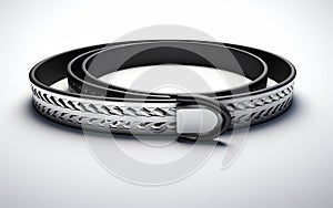 Serpentine Belt on White Background