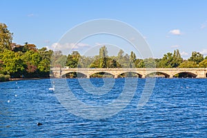 Serpentine Bridge in Hyde Park