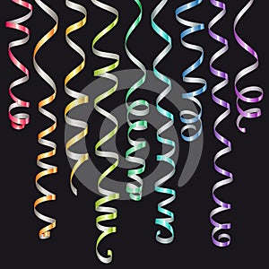 Serpentine ribbons set