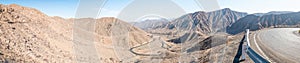 Serpentine road through the Peruvian Andes between Nazca and Cusco