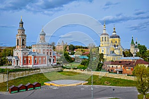 Three churches complex in Serpukhov old town