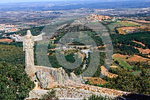 Serra do Marofa and Castelo Rodrigo, Beira, Portugal. photo