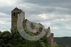 Serrabone Priory in Pyrenes orientales, France