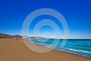 Serradal beach in Grao de Castellon Spain photo