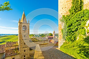 Serralunga d`Alba castle, Piedmont Italy photo