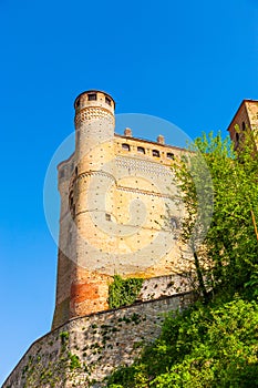 Serralunga d``Alba castle, Piedmont Italy