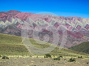 Serrania de hornocal in humahuaca