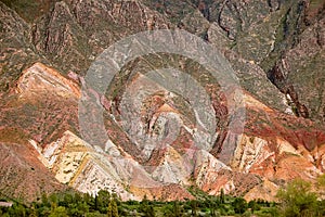 Serrania de Hornocal are a range of mountains located in the city of Humahuaca in the Argentine