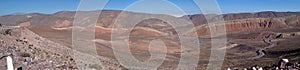 Serranias del Hornocal, wide colored mountains, Argentina photo