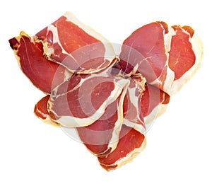 Serrano ham heart