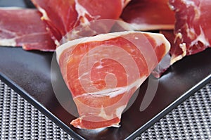 Serrano ham tapas