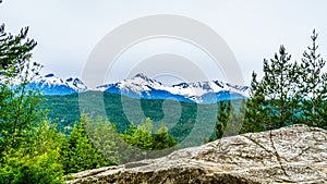 Serratus Mountain and Mount Tantalus