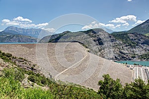 Serre-Poncon lake - Alpes - France