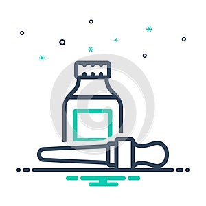 Mix icon for Serum, cosmetic oil and liquid