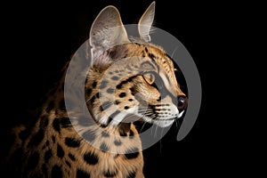 Serval This wild cat is found in Africa. Generative AI