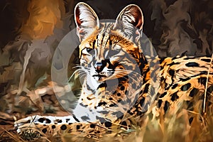 Serval This wild cat is found in Africa. Generative AI