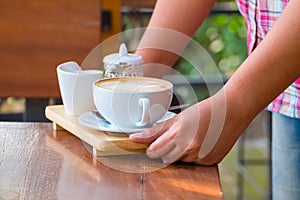 Serve Coffee on Table