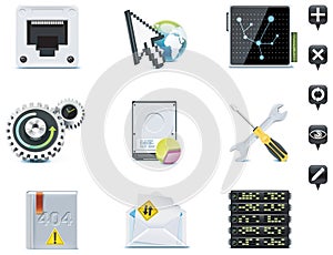 Server administration icons. Part 3 photo