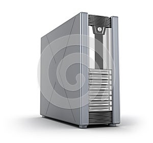 Server Case on white