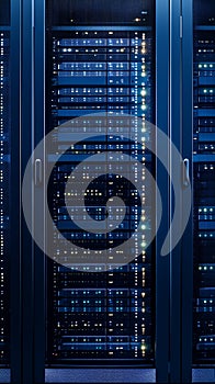 Server computers of a data center.