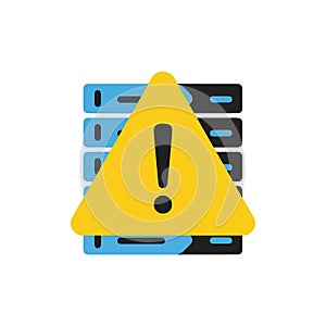 Server Error Warning Alert Icon