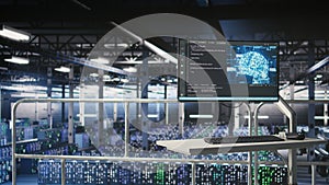 Server hub computer monitoring systems processing machine learning datasets
