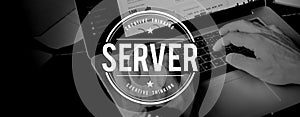 Server Program Data Network Computer Tech Concept