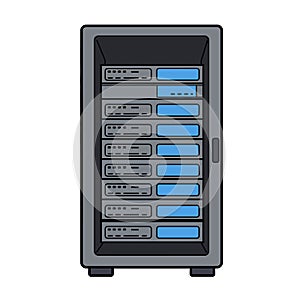 Server rack clip art