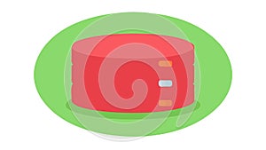 Server Rack Data Storage Icon, vector design Generative AI