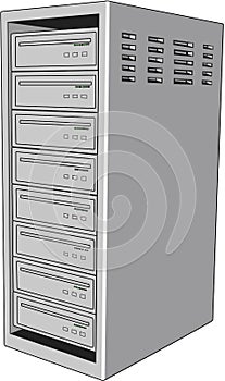 Server, rack mounted servers