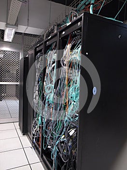 Server racks photo