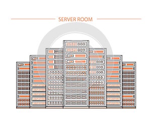 Server room and data center