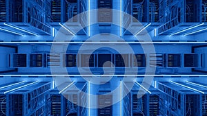 Server Room Data Center, Hosting, Cloud Computing Technology