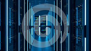 Server Room Data Center Network and Cloud Computing Technology