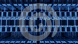 Server Room Data Center Network, Computing, Cloud, Technology