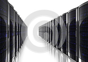 Server room interior