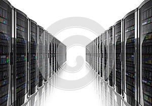 Server room interior