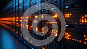 Server Room, Network Servers, Technology, Data Center, Big Data, Information Technology