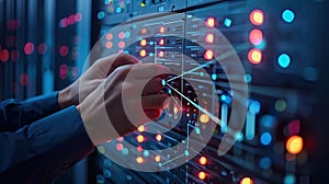 Server Room Technology, Data Center, Networking, Cybersecurity, Digital Infrastructure