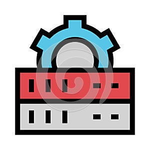 Server setting color line icon