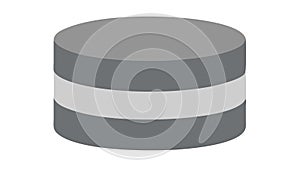 Server Stack Database Icon for Data Storage Cloud, vector design Generative AI
