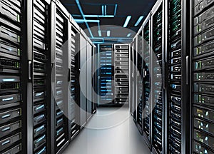 Server Storage Room: Data Storage Facility Setup