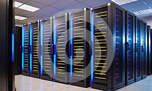 server technology datum network computer information rack room photo