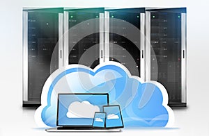 Server Tower Cloud-Computing