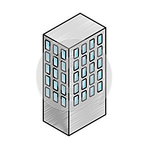 Server tower isometric icon