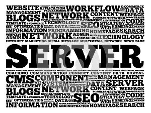 Server word cloud