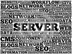 Server word cloud
