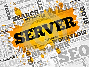 Server word cloud